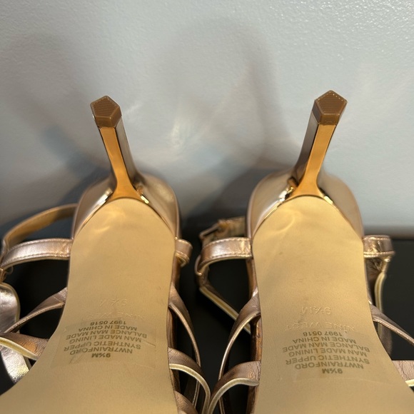 Nine West Rose Gold Heels Size 9-1/2 - Picture 10 of 11